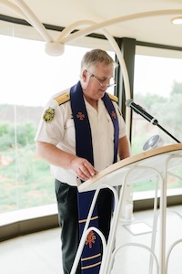 Wedding ceremony by Dr. Gerrit Rademeyer in Montagu