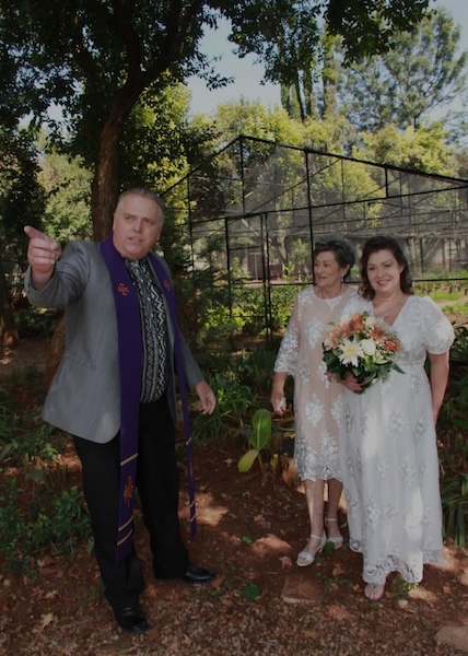 Wedding ceremony by Dr. Gerrit Rademeyer in Montagu