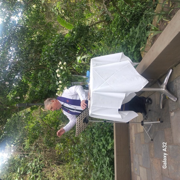 Wedding ceremony by Dr. Gerrit Rademeyer in Montagu