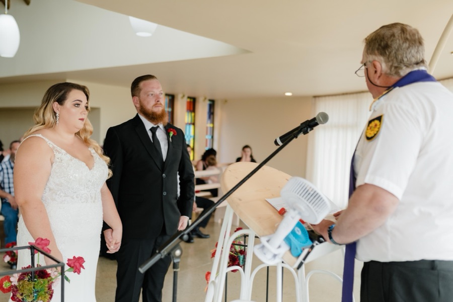 Wedding ceremony by Dr. Gerrit Rademeyer in Montagu