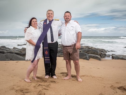 Wedding ceremony by Dr. Gerrit Rademeyer in Montagu