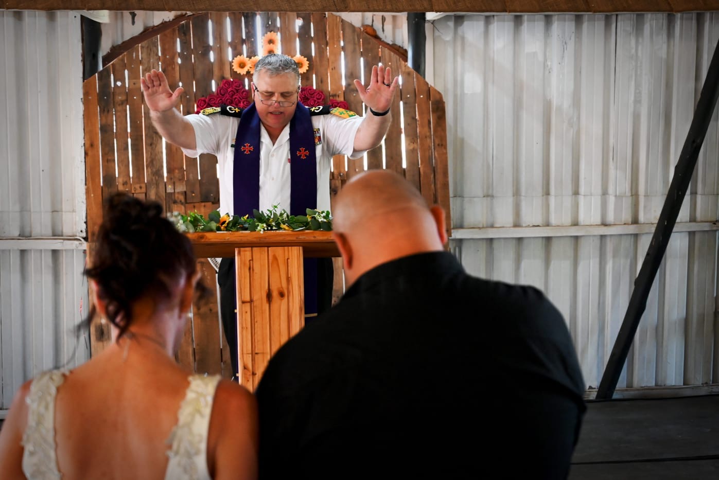Wedding ceremony by Dr. Gerrit Rademeyer in Montagu